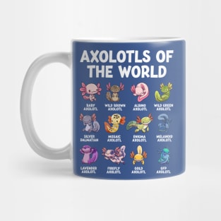 Axolotls of the World Mug